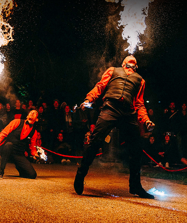 Soirée équestre et enflammée à la Forteresse de Polignac_Polignac