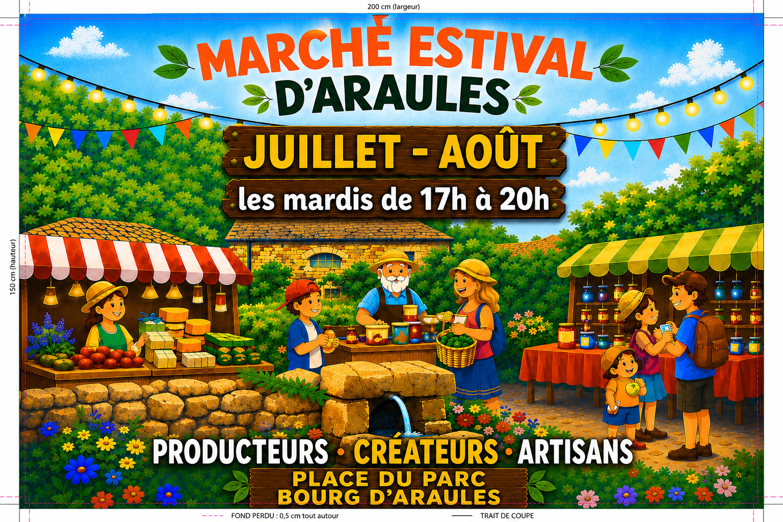 Marché estival