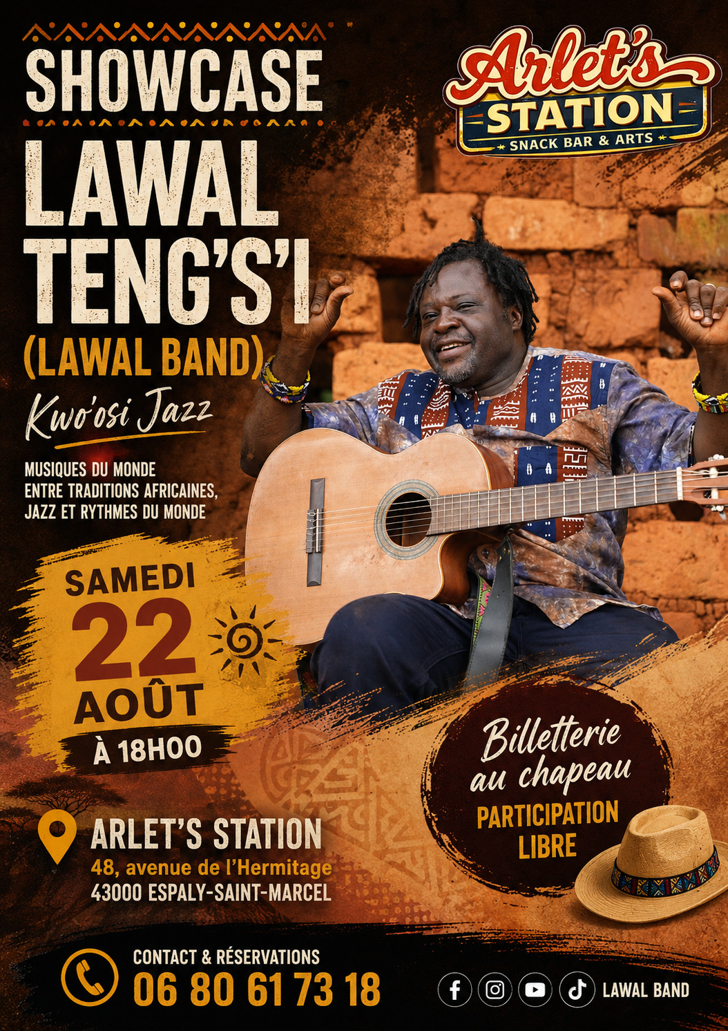 Showcase par Lawal Band à Arlet'Station_Espaly-Saint-Marcel