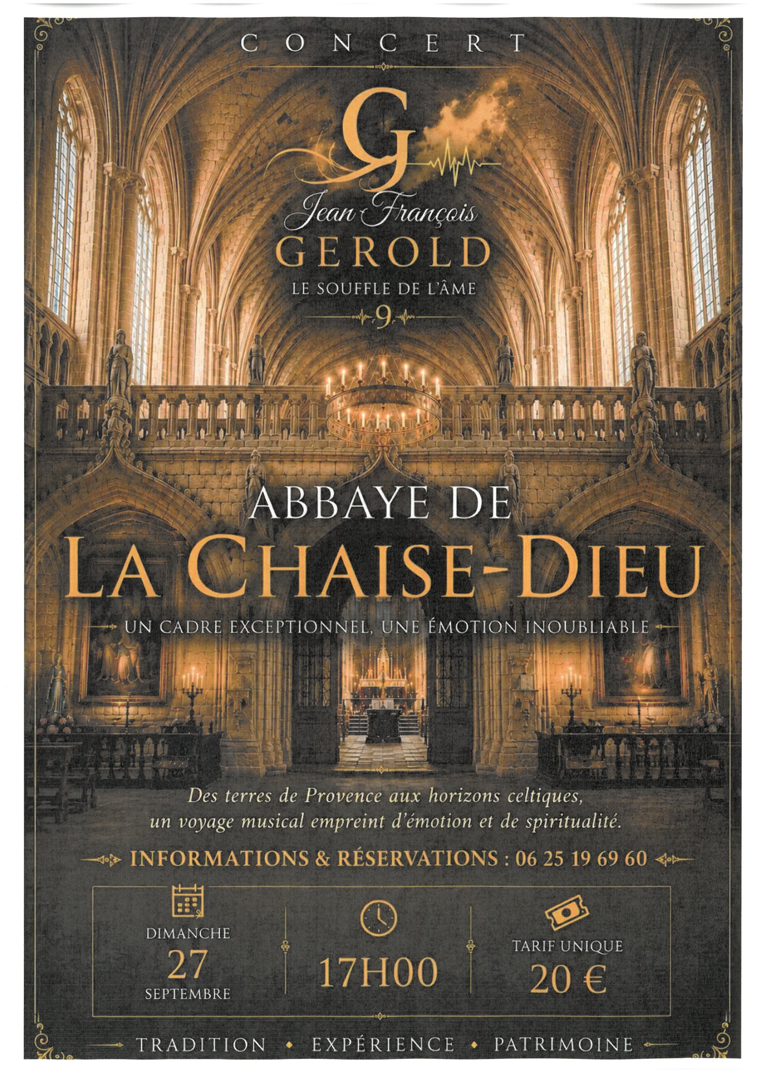 Concert "le souffle de l'âme"_La Chaise-Dieu