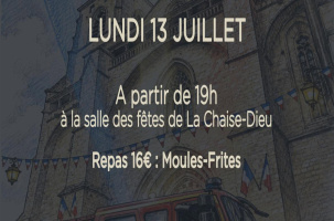 Bal  et repas des Pompiers_La Chaise-Dieu