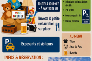 Vide grenier au village de Lamure_Bas-en-Basset