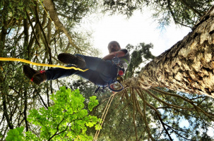 Dormir dans les arbres, ça vous dit ? Ca tombe bien, c'est au programme... 
