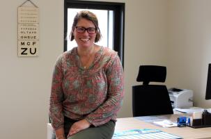 Christine Butez, médecin généraliste dans la Maison médicale de Lavoute/Loire.