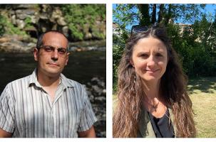 Jean-Philippe Clément et sa suppléante Estelle Chevillon, Ecologie Au Centre.