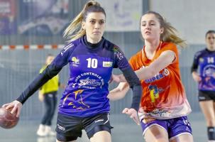 Océane Bergon, meilleure joueuse du match dans le club SGBHB.