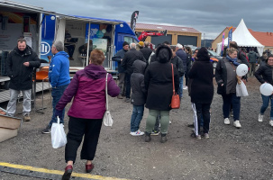 Lors de la dernière foire du printemps au Brignon. 