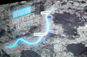 Entre mensonges et faits, la déviation St-Hostien/Le Pertuis, une route semée d'embûches