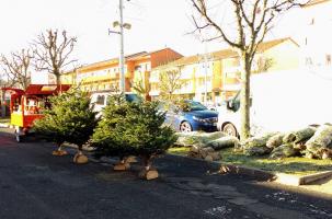Le marché de Chadrac à l'approche des fêtes de fin d'année.