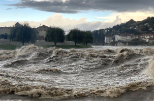 La crue de la Loire, le 17 octobre, a provoqué de très lourds dégâts matériels. 