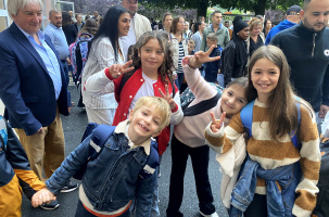 Les enfants de la République à Brives, à fond pour cette nouvelle rentrée scolaire. 