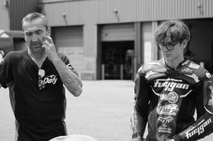 Pierre Lemos et son fils Ethan, un regard, une passion et un rêve en commun. 
