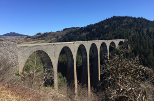Le viaduc de la Recoumène, ouvrage éclatant du paysage altiligérien