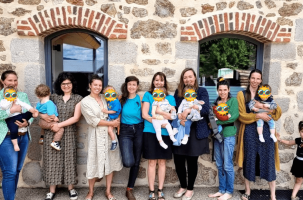 À Siaugues Sainte-Marie, le 20 juin 2023, association de parents A Lait’coute