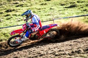 À Langeac, pendant la compétition de l'EnduroGP du 15 au 17 octobre 2021