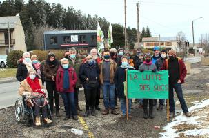 La lutte des Sucs s'oppose au chantier routier de la déviation de la RN88.