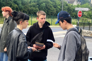 Le Collectif Solidaire Lycéen 43 compte 30 membres actifs et une centaine d'éléments.