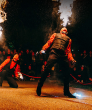 Soirée équestre et enflammée à la Forteresse de Polignac_Polignac
