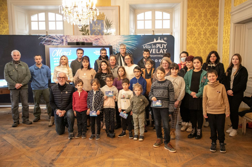 Le 17 janvier 2024 lors de la remise des prix en mairie du Puy-en-Velay