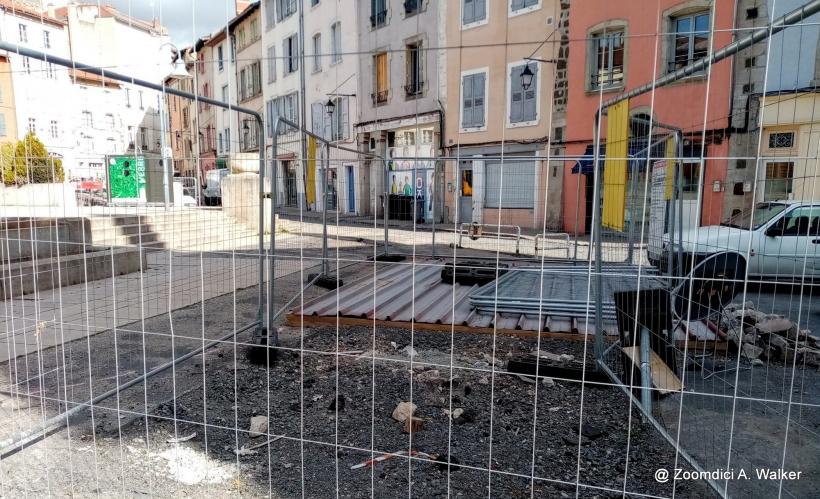 Les fouilles archéologiques de la place du marché couvert du 22/04 au 30/04 2021.