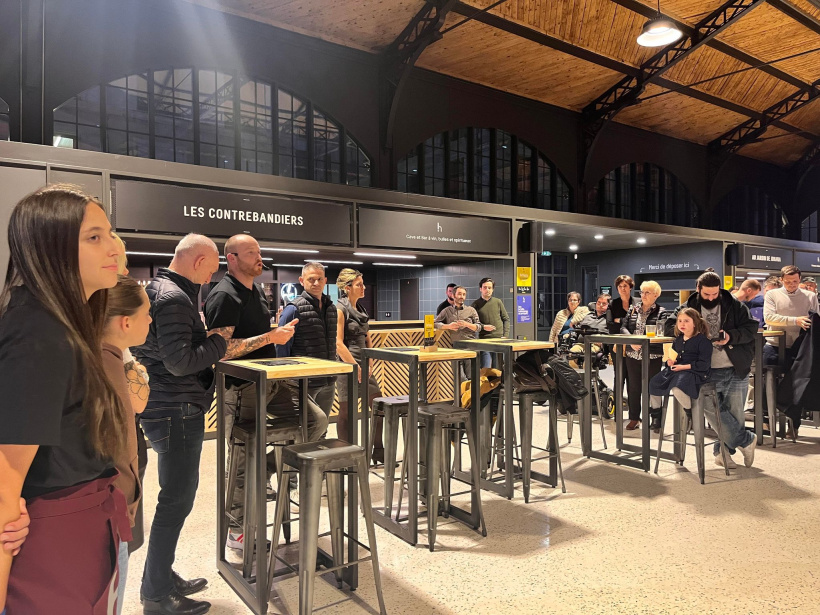 Discours d'inauguration des Halles Ponotes jeudi 23 février en présence du Maire du Puy