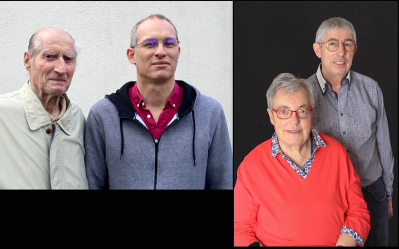 Les deux duos au sein de la Lutte ouvrière en Haute-Loire.