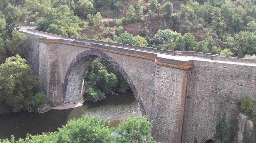 L'Allier vers le pont de Vieille-Brioude.
