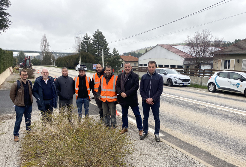 Elus et partenaires promettent une entrée de ville ponote sublimée et végétalisée. 