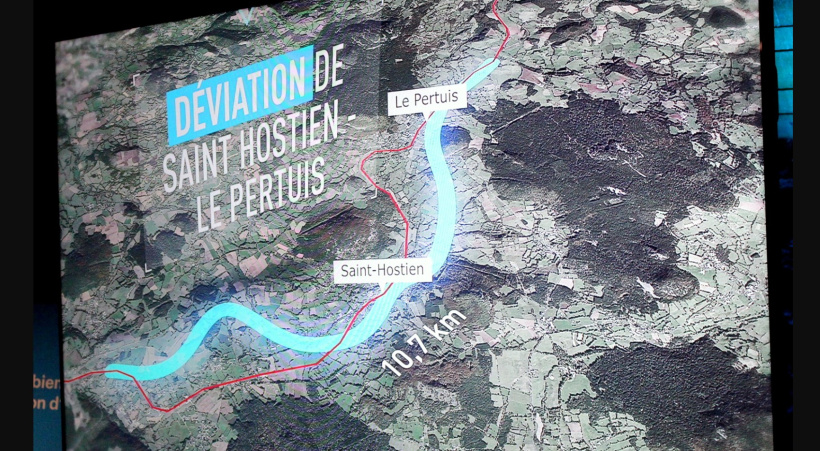 Entre mensonges et faits, la déviation St-Hostien/Le Pertuis, une route semée d'embûches