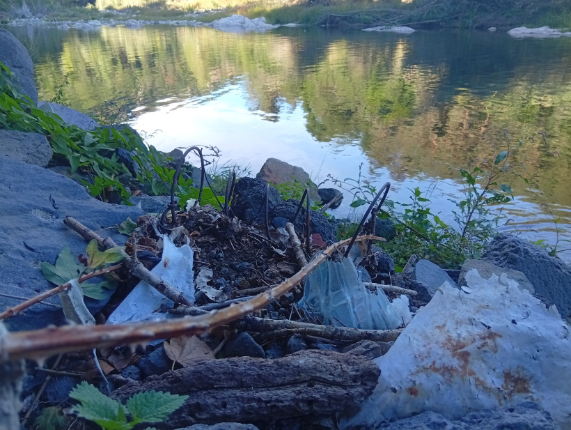 Arrivée des déchets dans la Loire