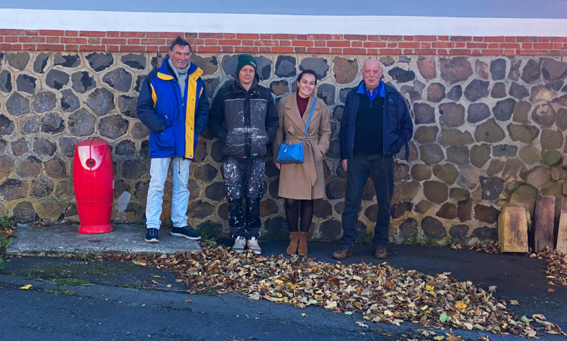 Dégé sous l'oeil attentif des élus de Saint-Haon et de la communauté de communes