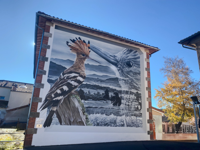 La fresque à Cayres 