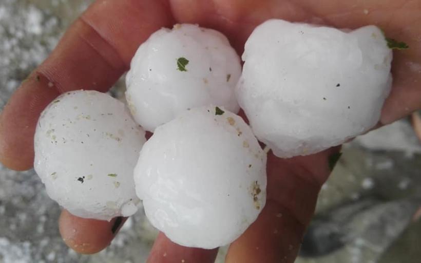 Photo d'illustration. Des averses de grêles sont possibles en Haute-Loire, ce 1er juin.