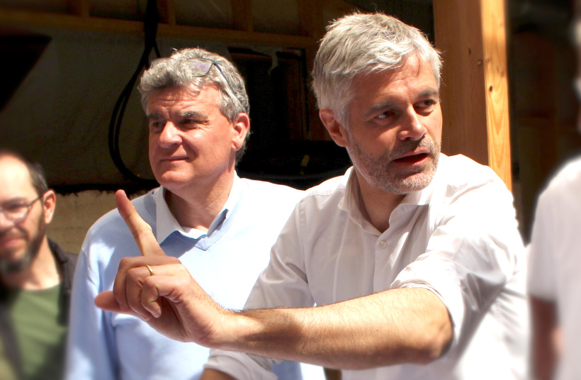 Jean-Pierre Vigier et Laurent Wauquiez, les candidats LR aux législatives 2024. 