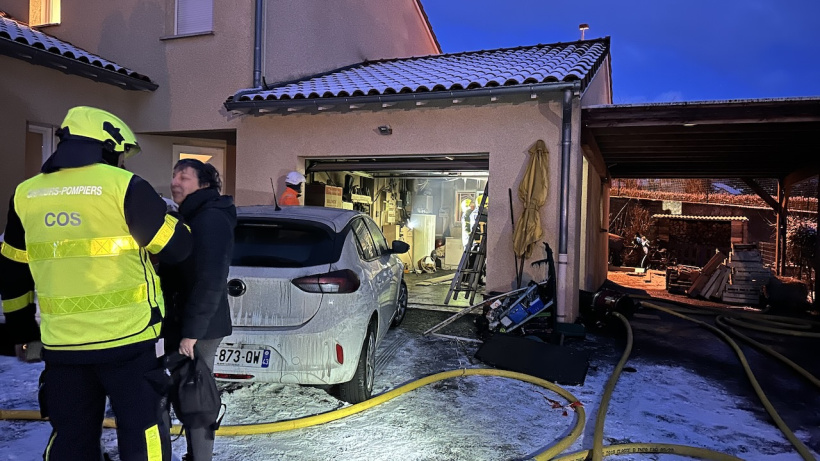 incendie à Chadrac