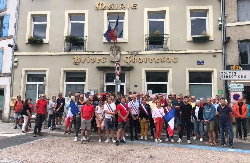 À Brives-Charensac, l'appel de l'AMF a été densément suivi. 