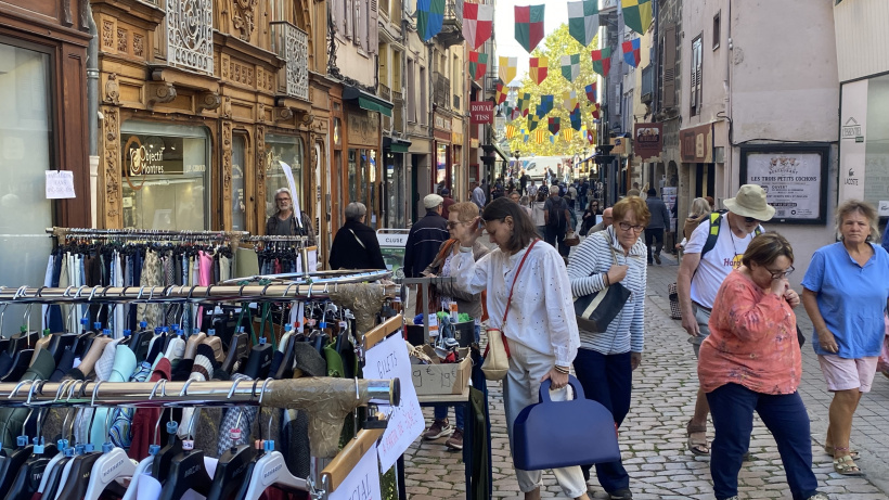 À deux pas du traditionnel marché