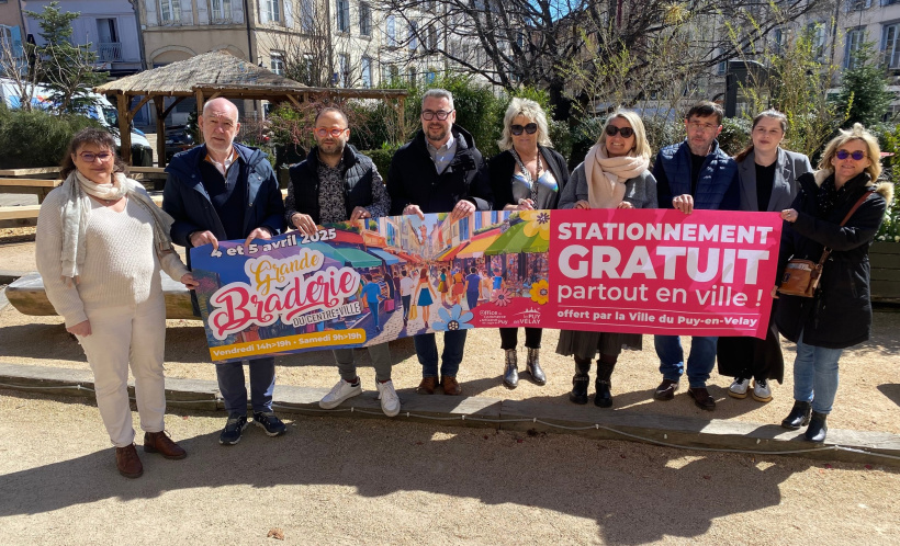 Commerçants et élus réunis pour présenter la Grande Braderie de Printemps