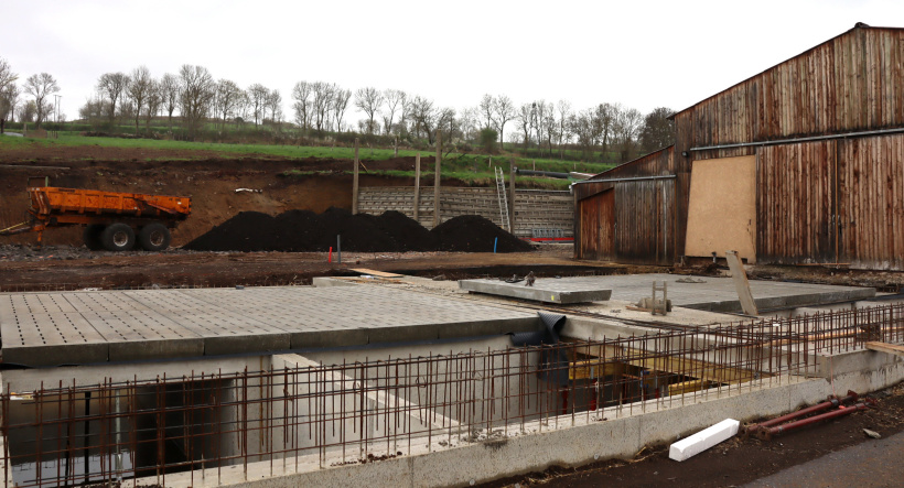L'extension encore en travaux