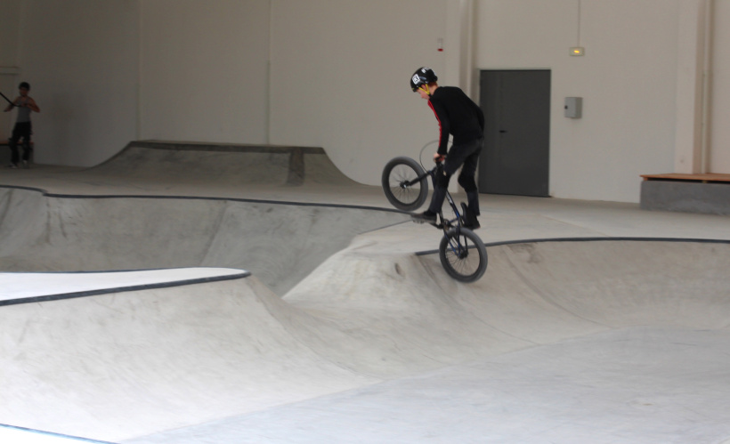 Les riders enchaînent les tricks